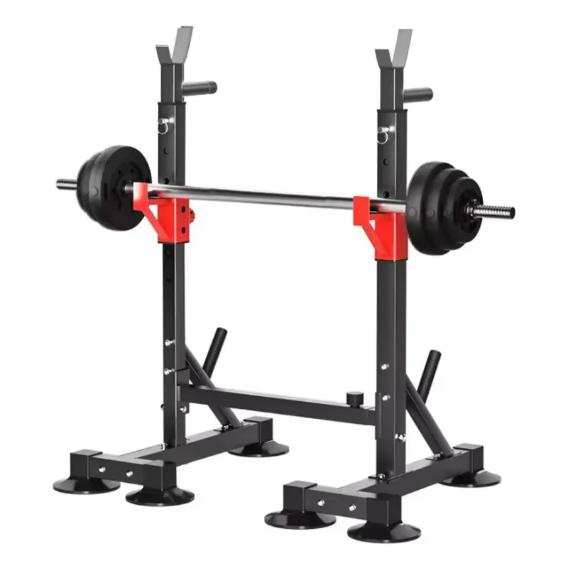 ALPHA GYM - Rack para sentadillas Pro Squats Multifuncional Black