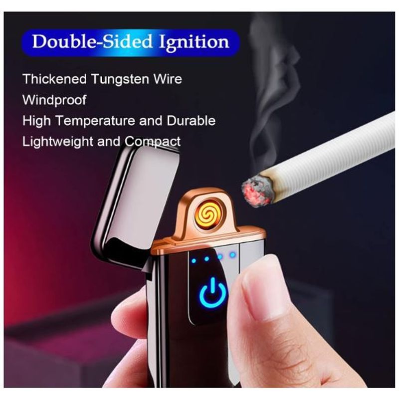 GENERICO - ENCENDEDOR ELECTRICO RECARGABLE CON CARGA USB