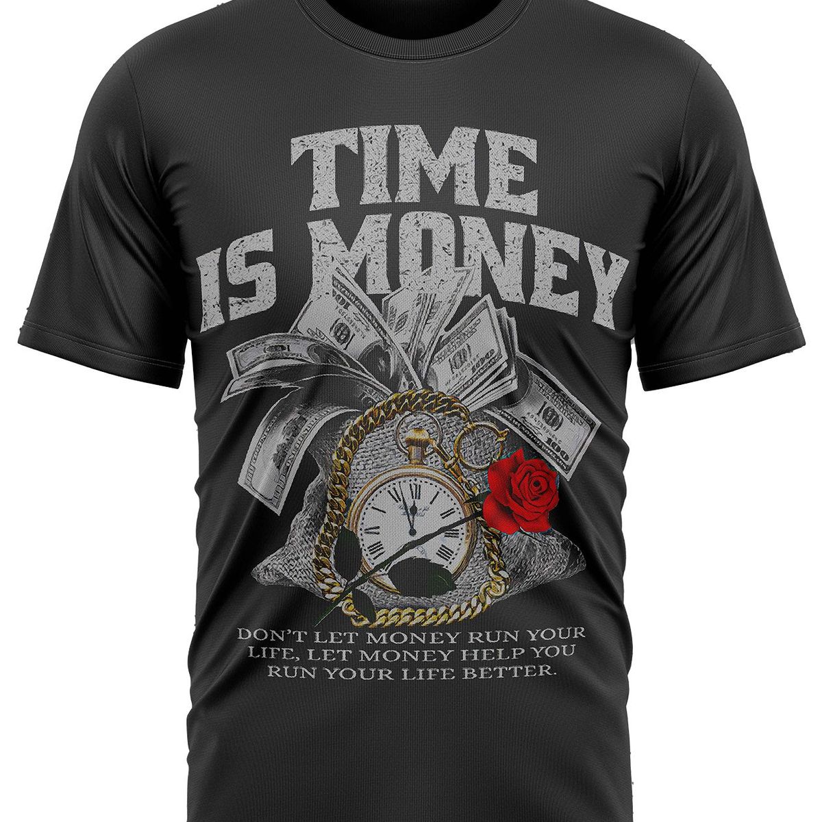 GENERICO - POLO HOMBRE TIME IS MONEY