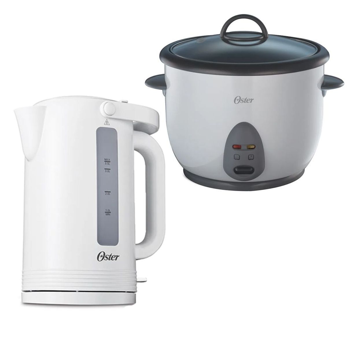 OSTER - Hervidor eléctrico Oster 3.5 L BVSTKT35W + Olla Arrocera CKSTRC1700W