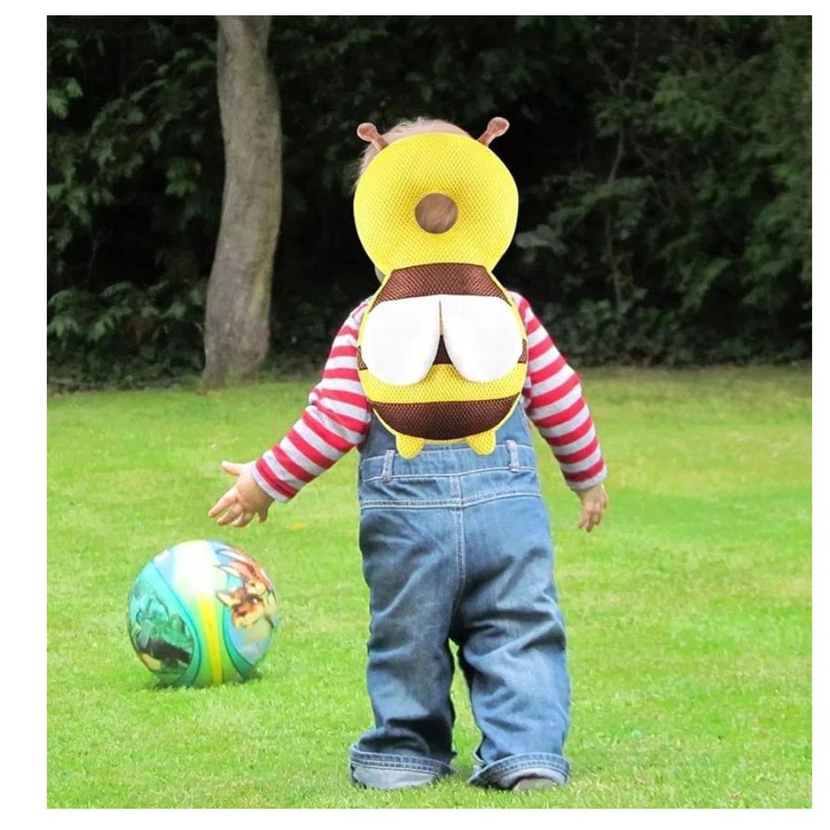 GENERICO - Mochila de Proteccion para Bebe Cabeza Espalda abeja
