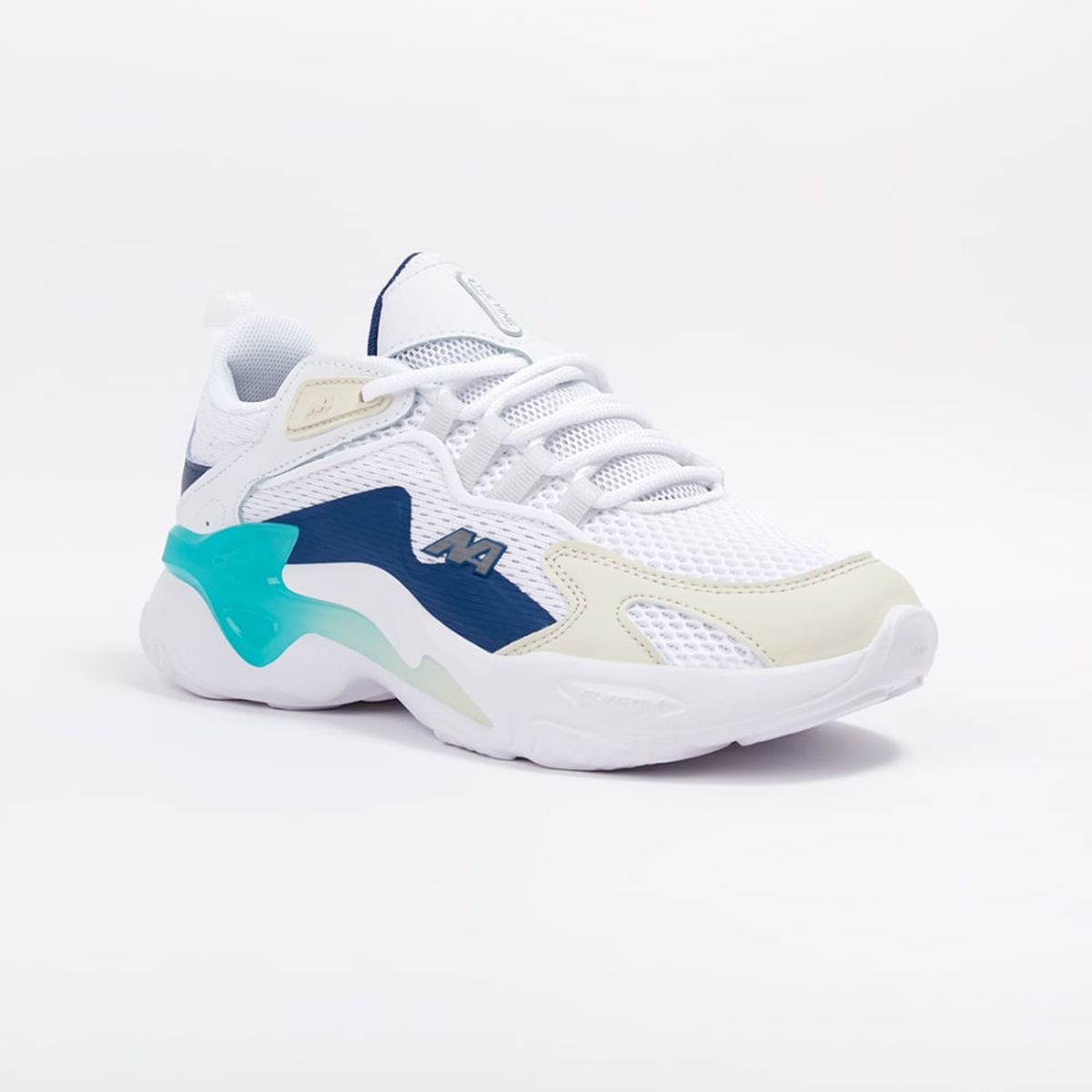 NEW ATHLETIC - ZAPATILLAS NEW ATHLETIC LIFESTYLE CHUNKY73 BLANCO CON AZUL PARA MUJER