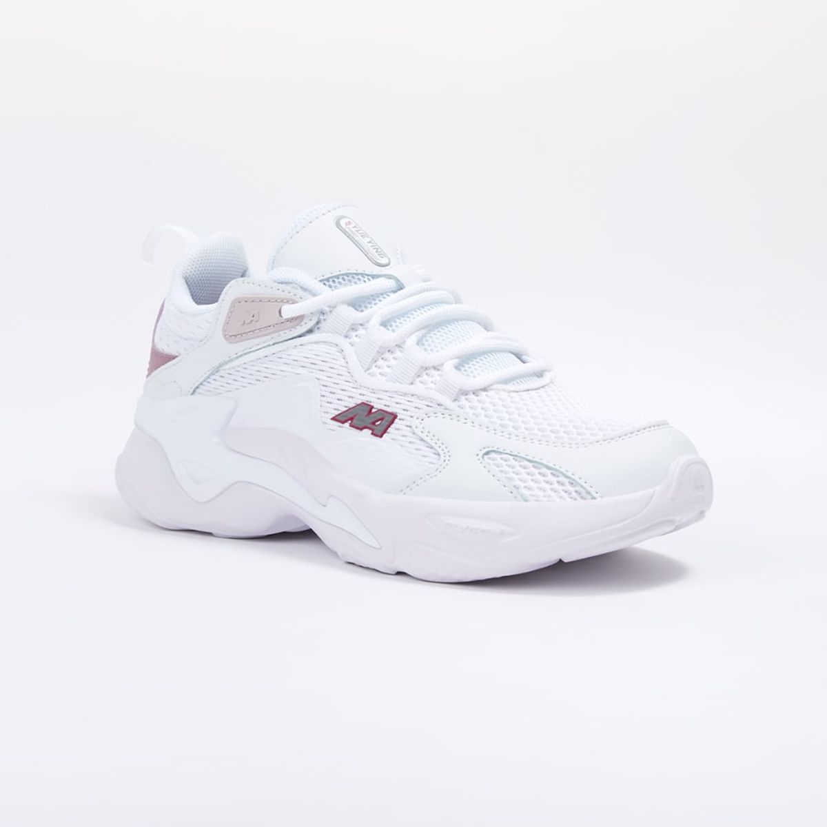 NEW ATHLETIC - ZAPATILLAS NEW ATHLETIC LIFESTYLE CHUNKY73 BLANCO CON VINO PARA MUJER
