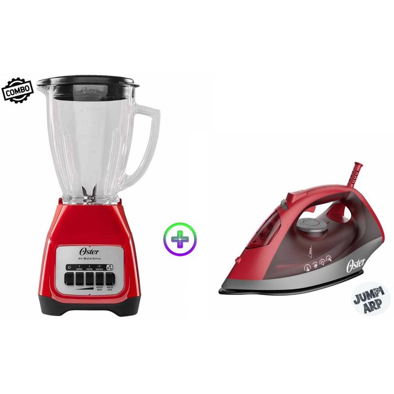 OSTER - Combo Oster Licuadora Blstkag Rpb Plancha Gcstbs6051