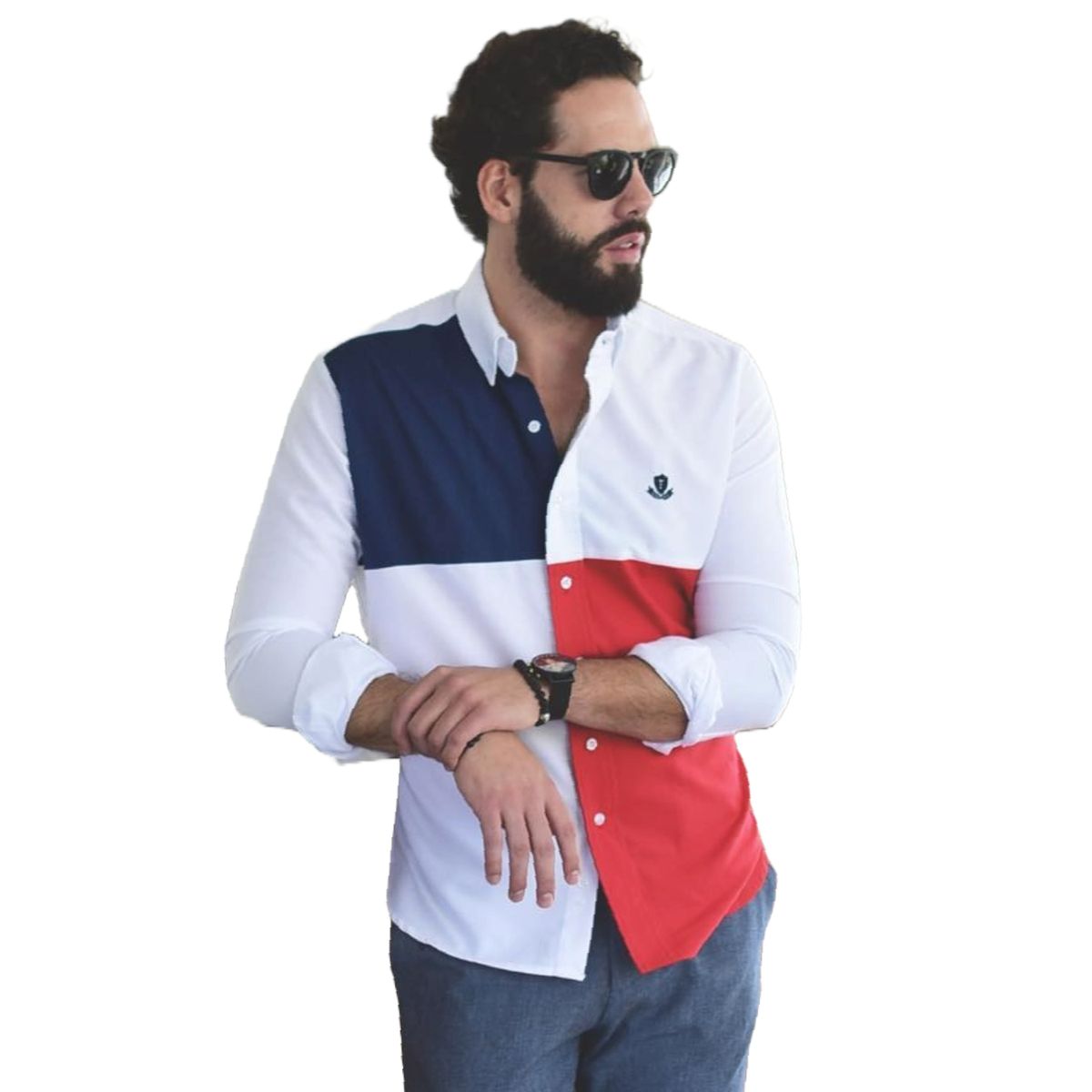 BONAPARTE - Camisa Manga Larga Bonaparte Caballero Algodón