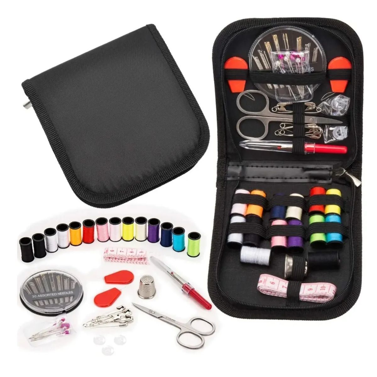 GENERICO - Set De Costura Costurero Básico 26 Piezas Con Estuche Full