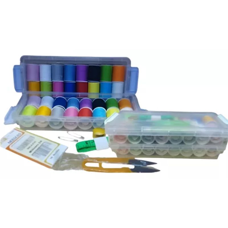 GENERICO - Costurero Para Viajes De Plástico Kit De Costura Práctico