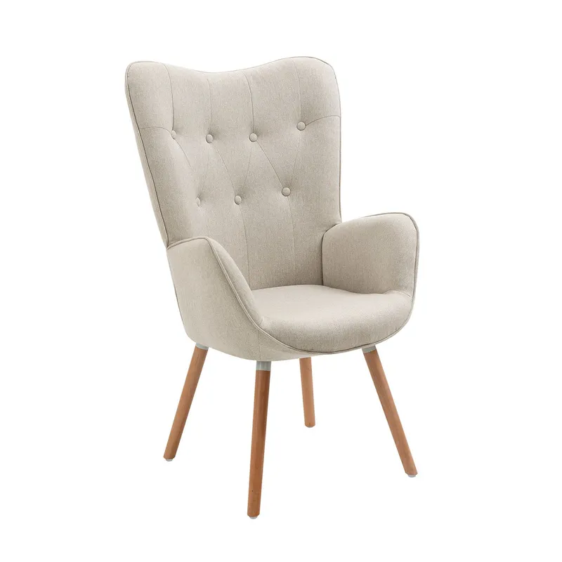 NOVAHUS - Butaca Kas Tela Beige