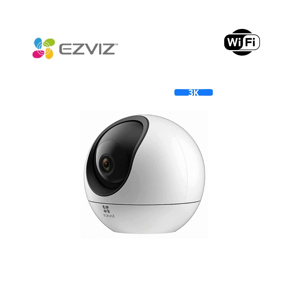 EZVIZ - Cámara De Seguridad Inteligente Para Interiores CS-H6 3K Ezviz