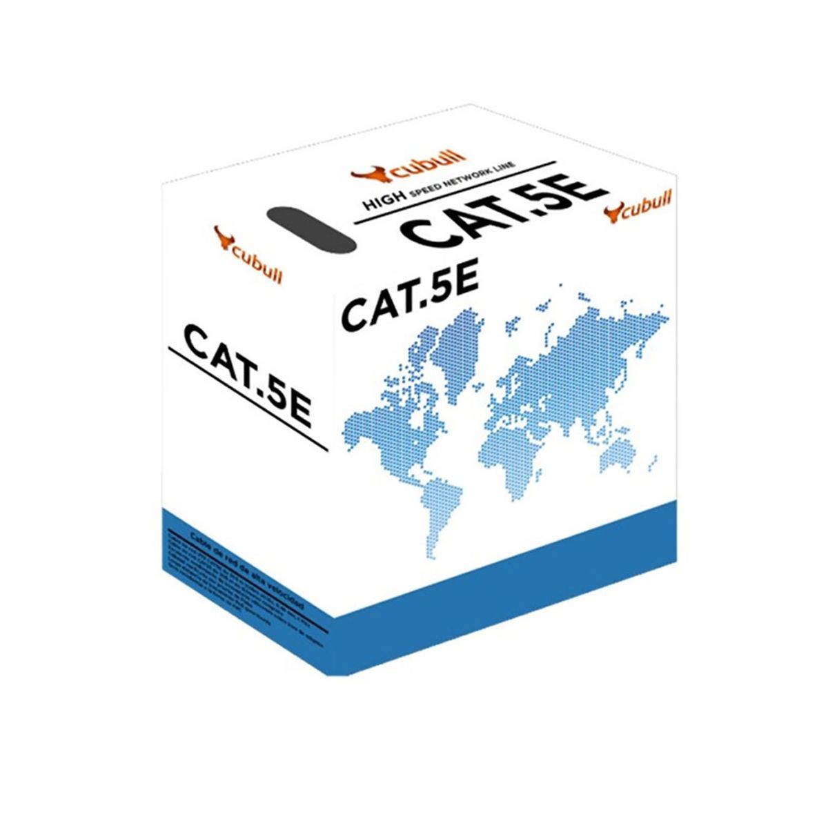 CUBULL - Rollo Cable Utp Cat. 5e Puro Cobre Interior x caja 305metros