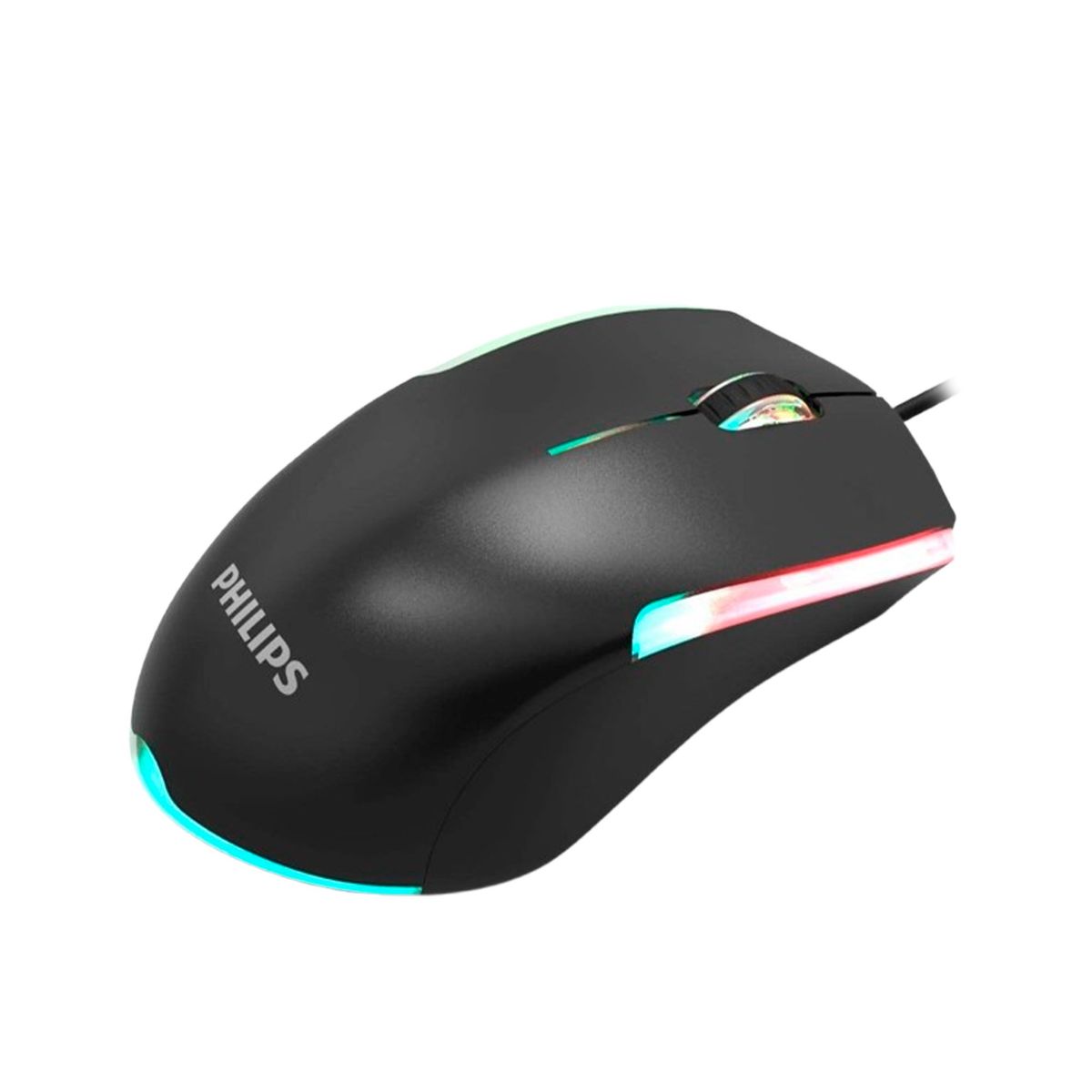 PHILIPS - MOUSE GAMING PHILIPS SPK9314, RGB, 3 BOTONES ,NEGRO - P/N:SPK9314