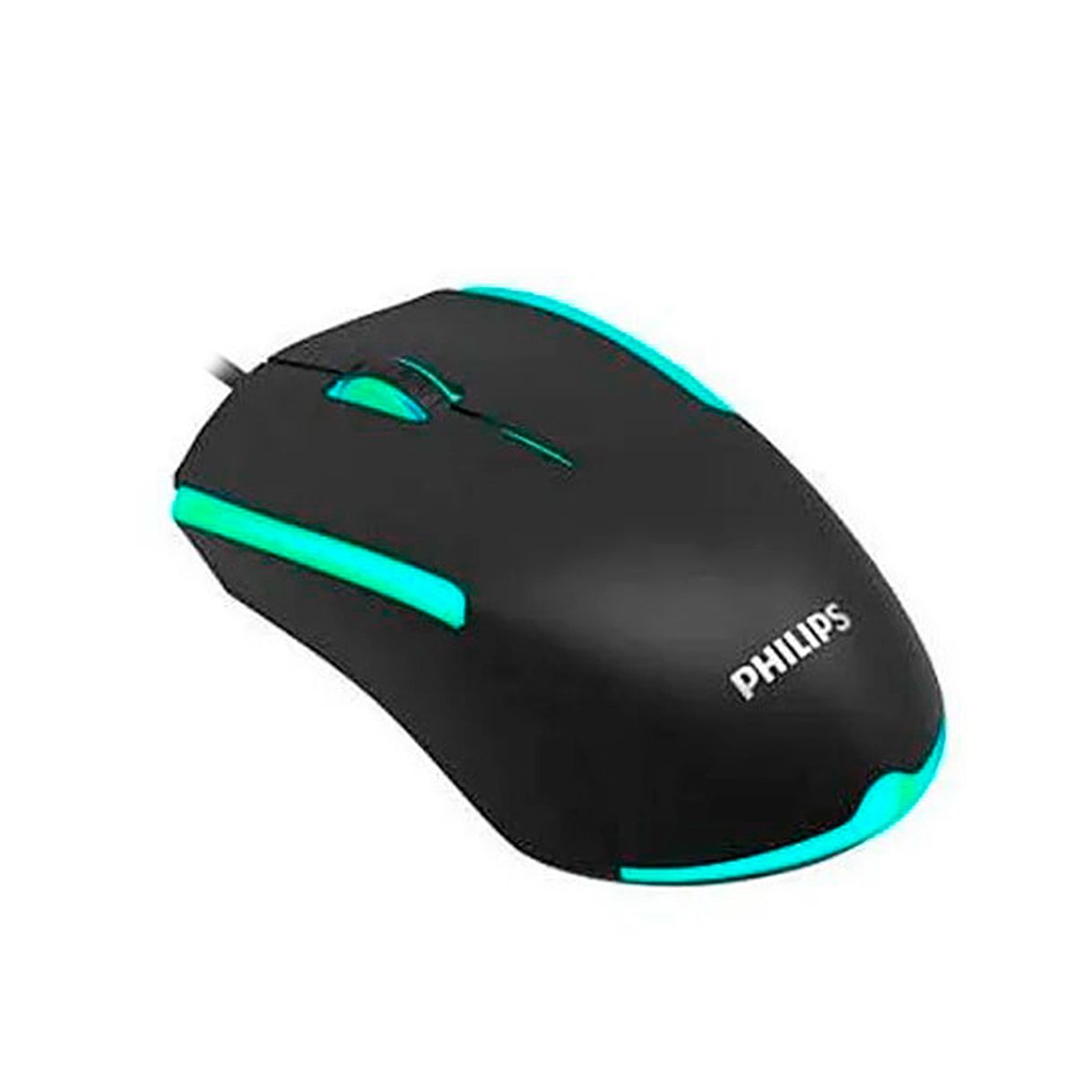 PHILIPS - MOUSE GAMING PHILIPS SPK9314, RGB, 3 BOTONES ,NEGRO - P/N:SPK9314