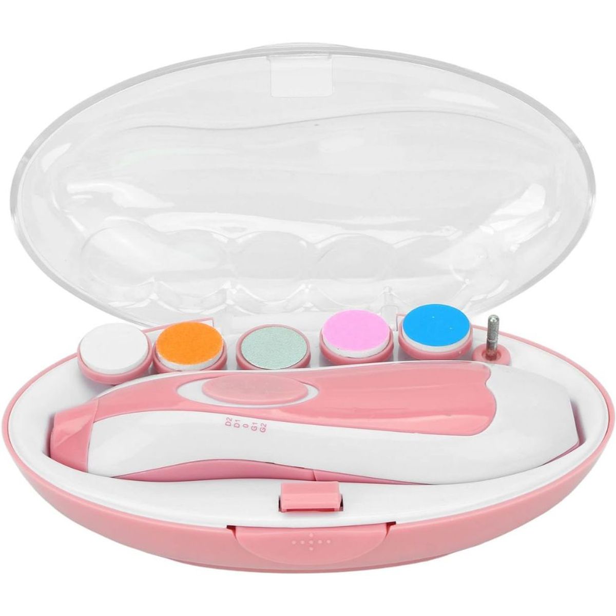 PENTHA - Lima Eléctrica para Uñas de Bebé Color Rosado