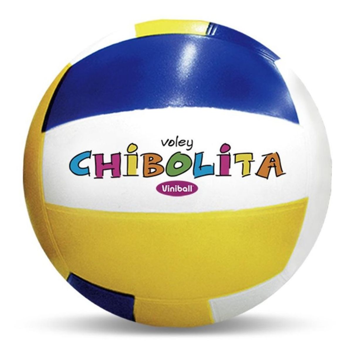 VINIBALL - Pelota SemiDeportiva Vóley CHIBOLITA TRI BLA-AZUL-AMA