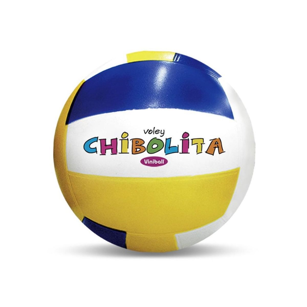 VINIBALL - Pelota SemiDeportiva Vóley CHIBOLITA TRI BLA-AZUL-AMA