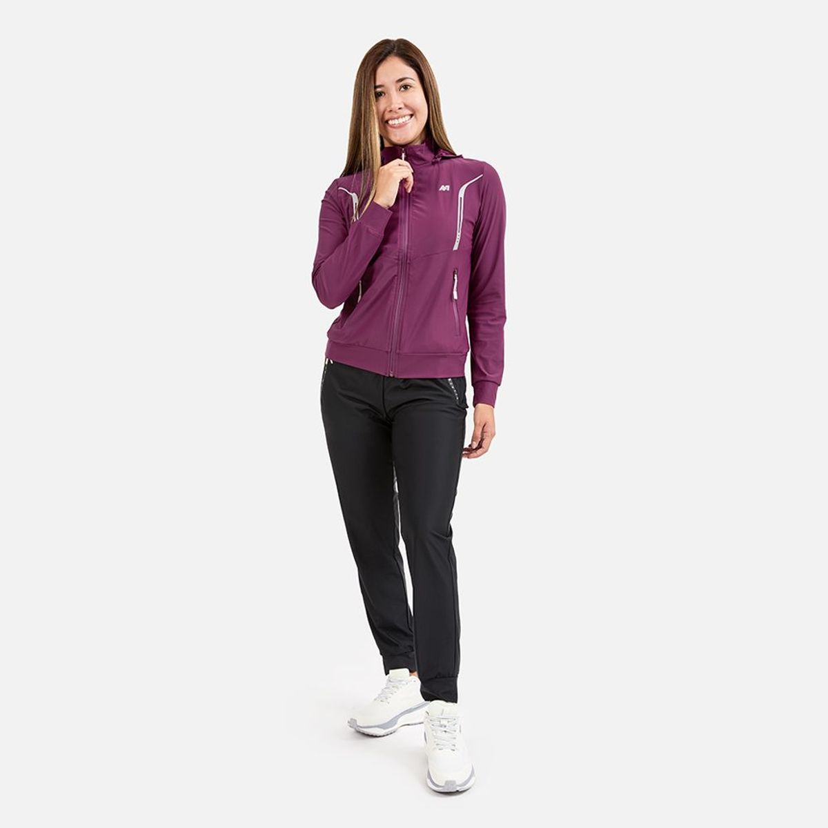 NEW ATHLETIC - BUZO NEW ATHLETIC WEAR BARNIE CON NEGRO PARA MUJER