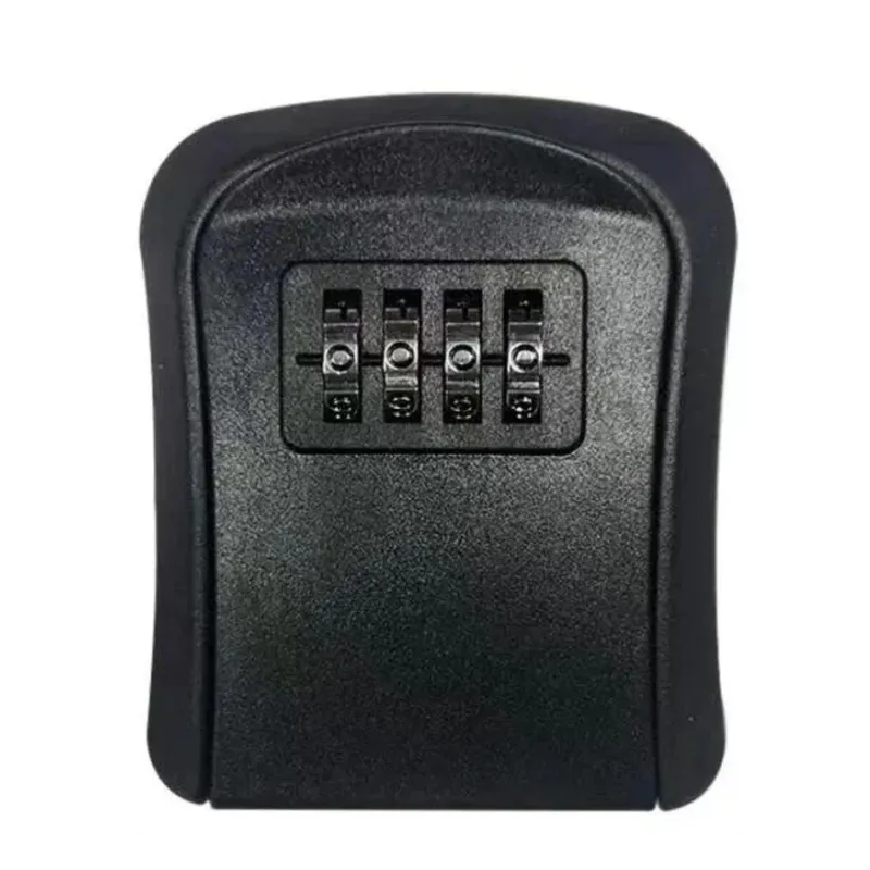 GENERICO - Candado Caja para Llaves Montable a Pared - Negro