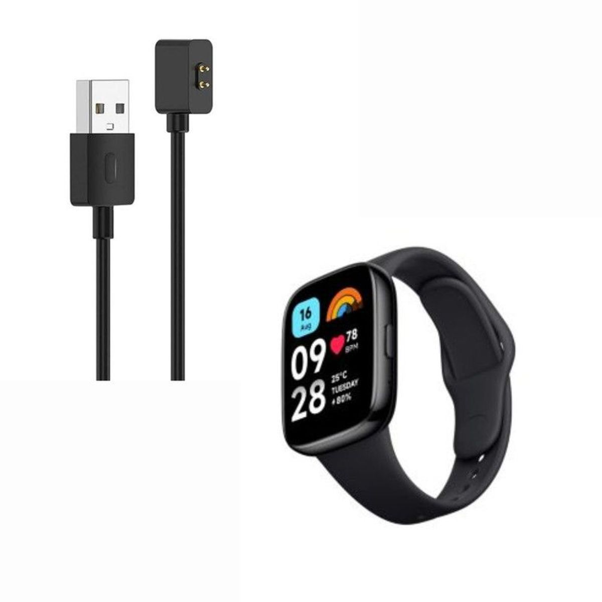 GENERICO - Cargador Compatible Para Xiaomi Watch 3 Active