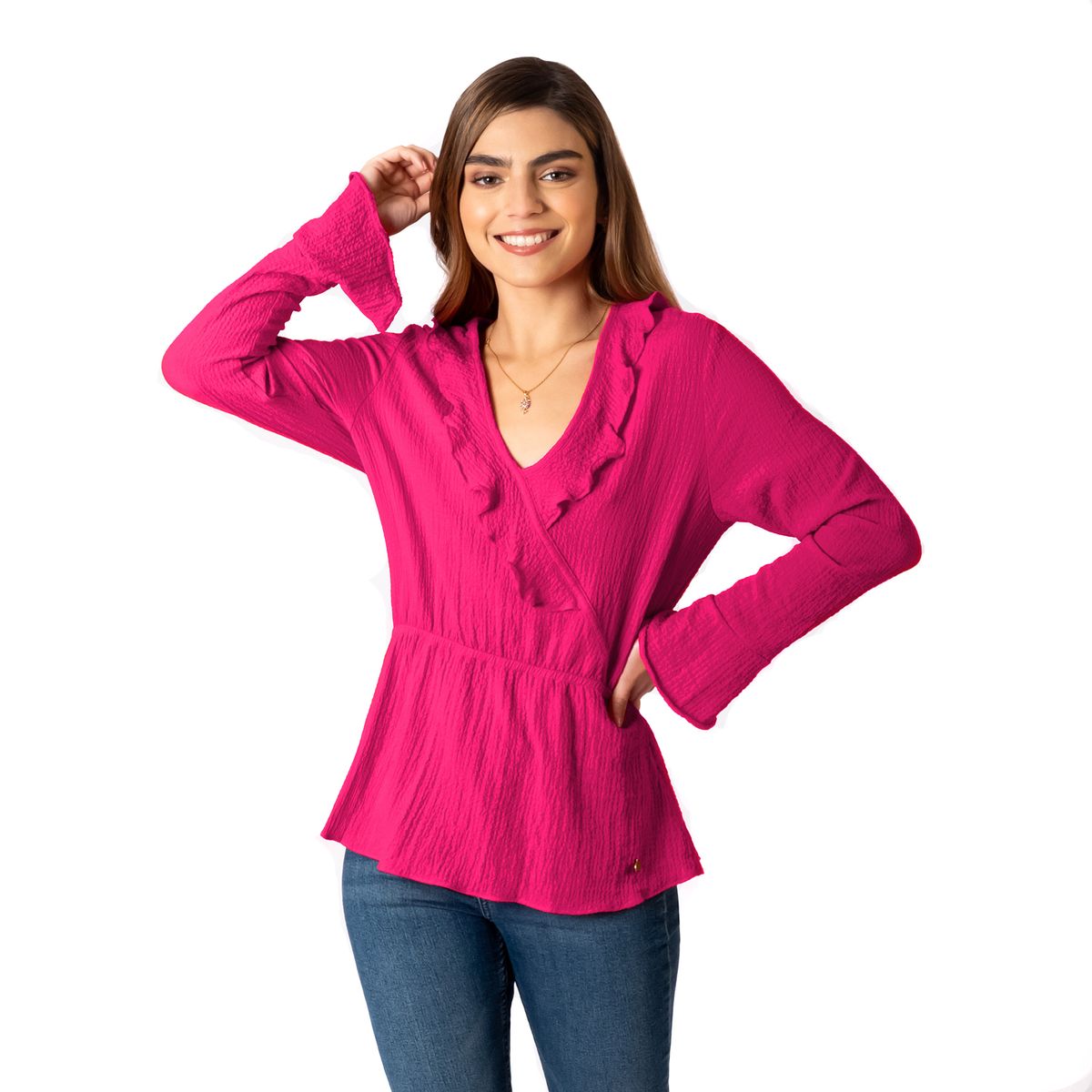 GENERICO - Blusa Acampanada Mujer Azayu