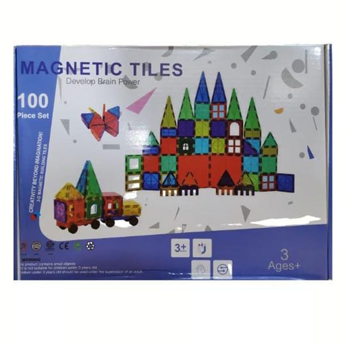 GENERICO - Bloques magnéticos de construcción 100 pcs