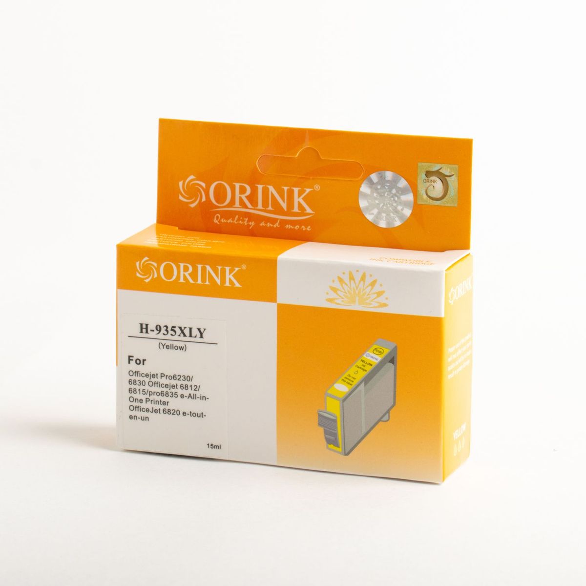 GENERICO - Cartucho de tinta Compatible CH 935 XL Amarillo  Yellow 15 ml