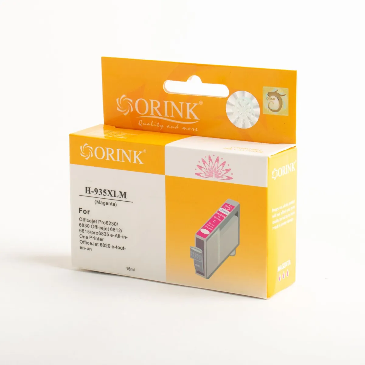 GENERICO - Cartucho de tinta Compatible CH 935 XL Rojo  Magenta 15 ml