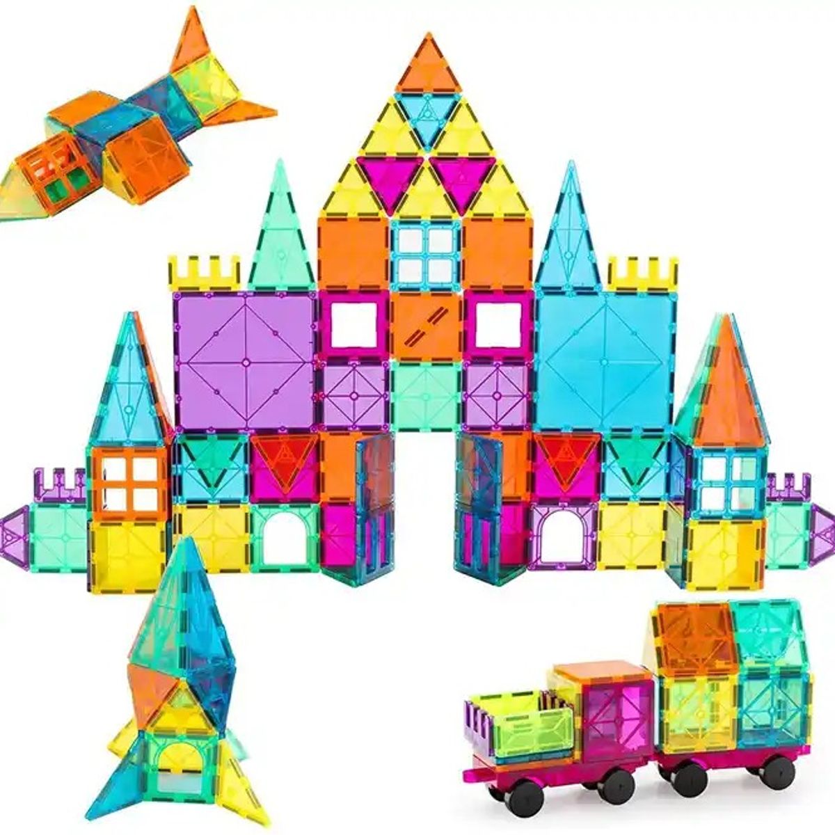 GENERICO - Bloques magnéticos de construcción 100 pcs