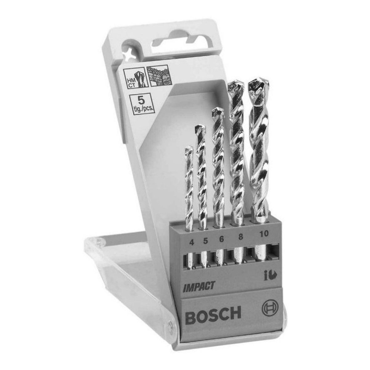 BOSCH - Bosch Set 5pzas Broca Muro CYL-1 4-10 mm