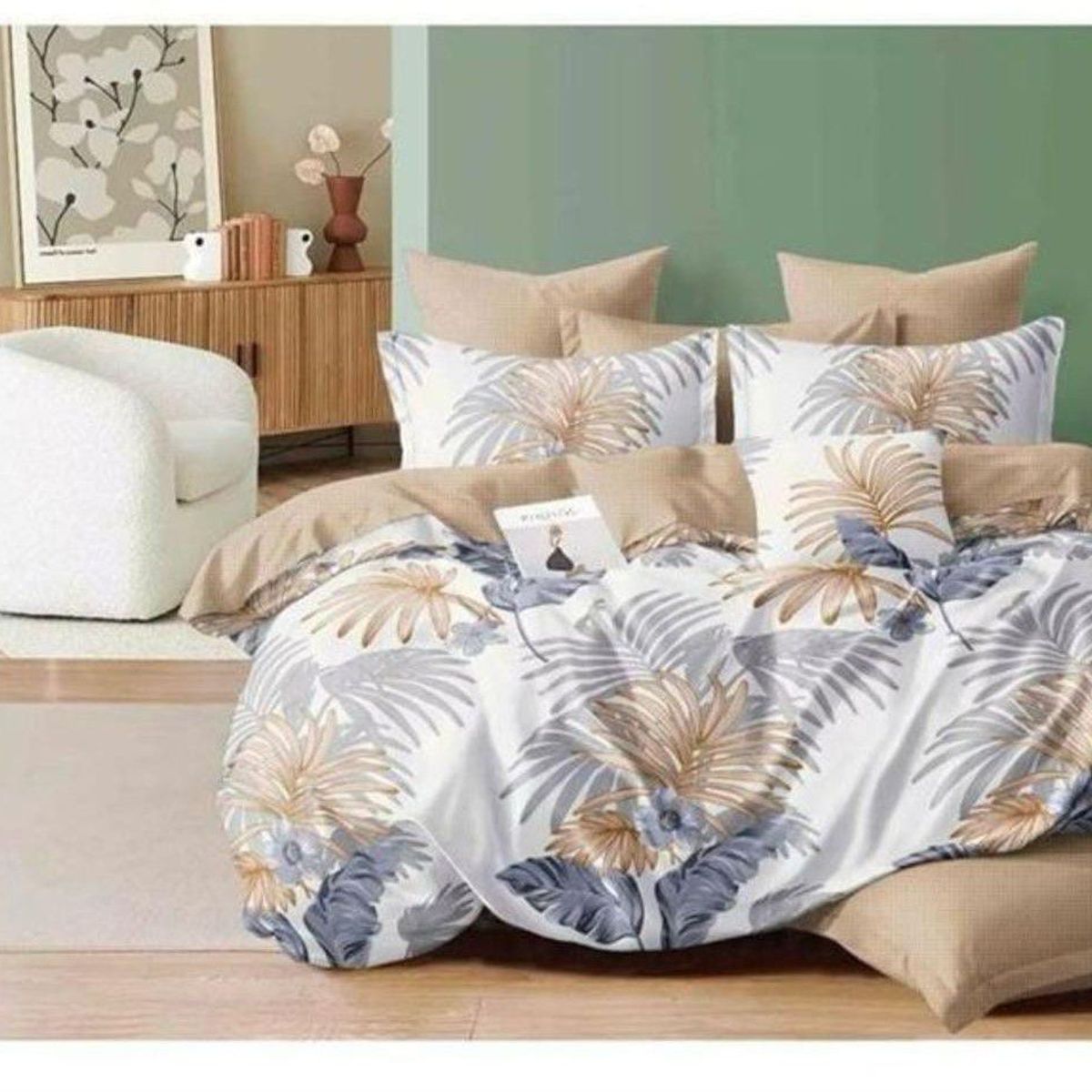 CASATEX - JUEGO DE SÁBANAS CASATEX CON DISEÑO QUEEN