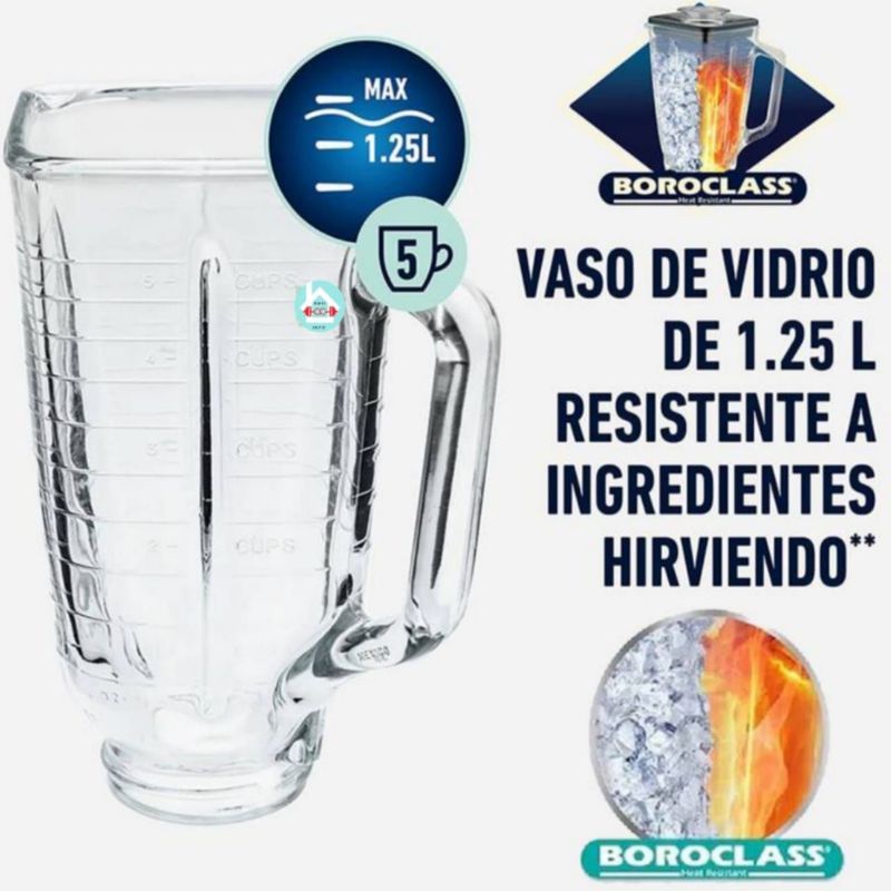 OSTER - Vaso Oster para licuadora Clásica de Vidrio