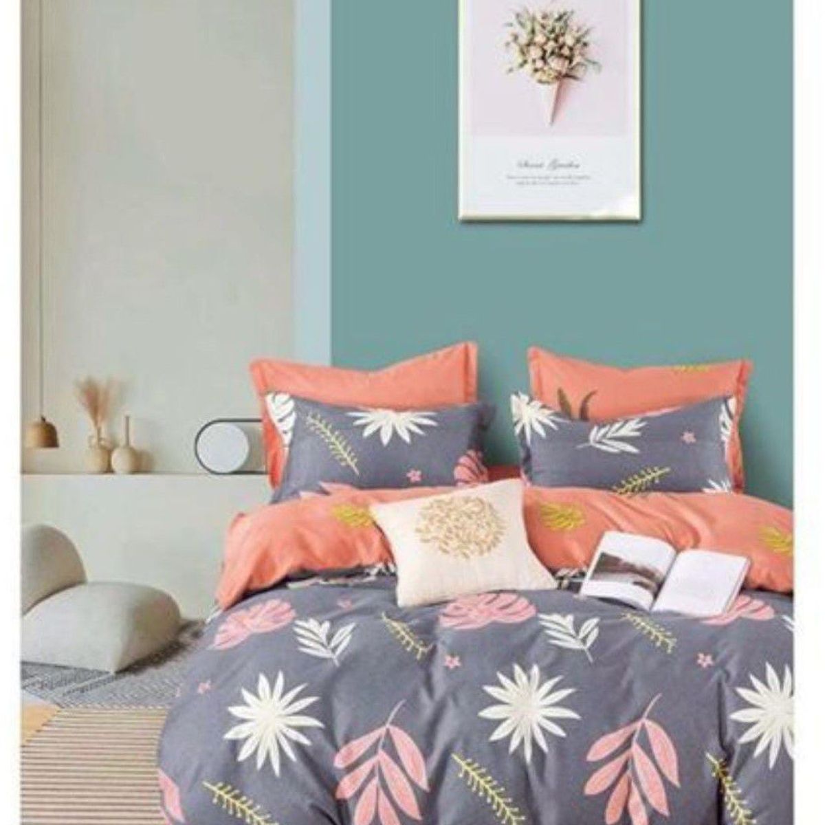 CASATEX - JUEGO DE SÁBANAS CASATEX CON DISEÑO QUEEN