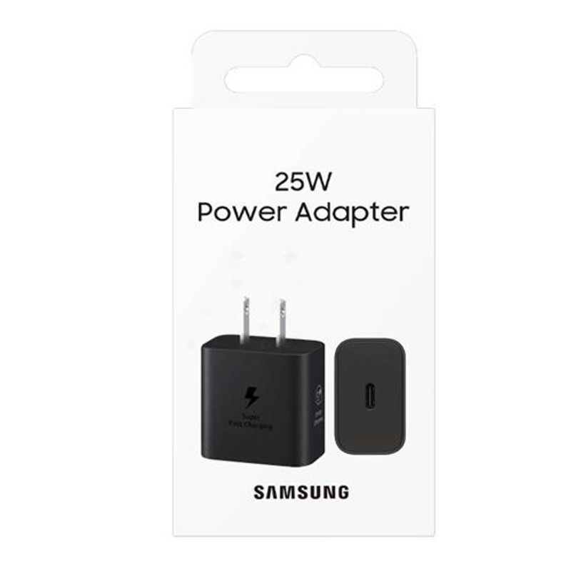 SAMSUNG - Cargador Samsung 25W Galaxy A04 A03S A03 A04 Solo Adaptador - Negro