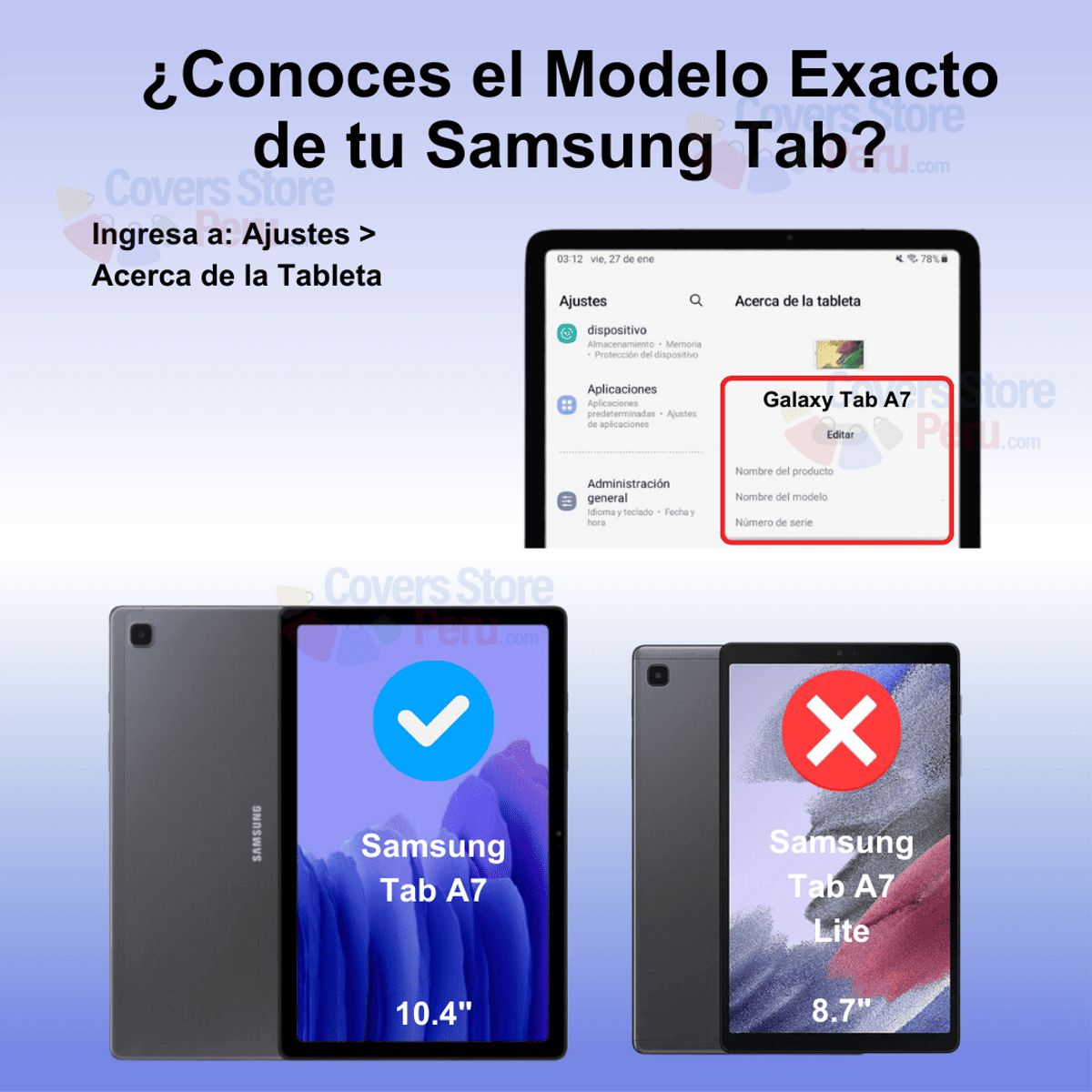 GENERICO - Mica para Samsung Tab A7 10.4 " - T505 - T500 de Cerámica Antishock