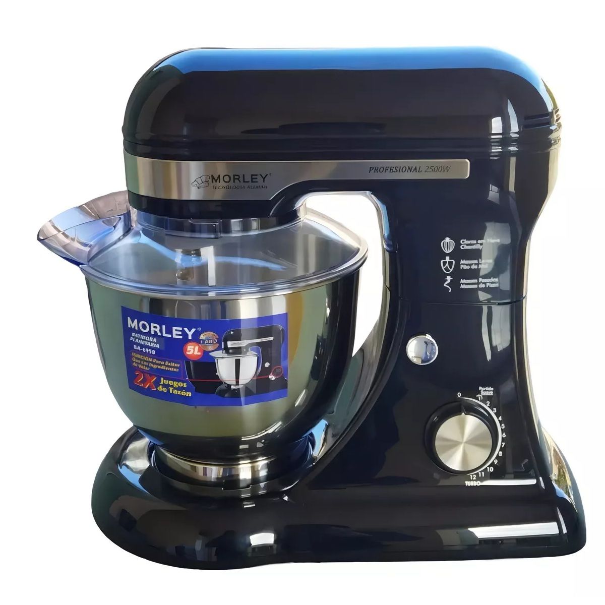 MORLEY - Morley Batidora Planetaria 5L 2500watts 12 Velocidades BA-6950