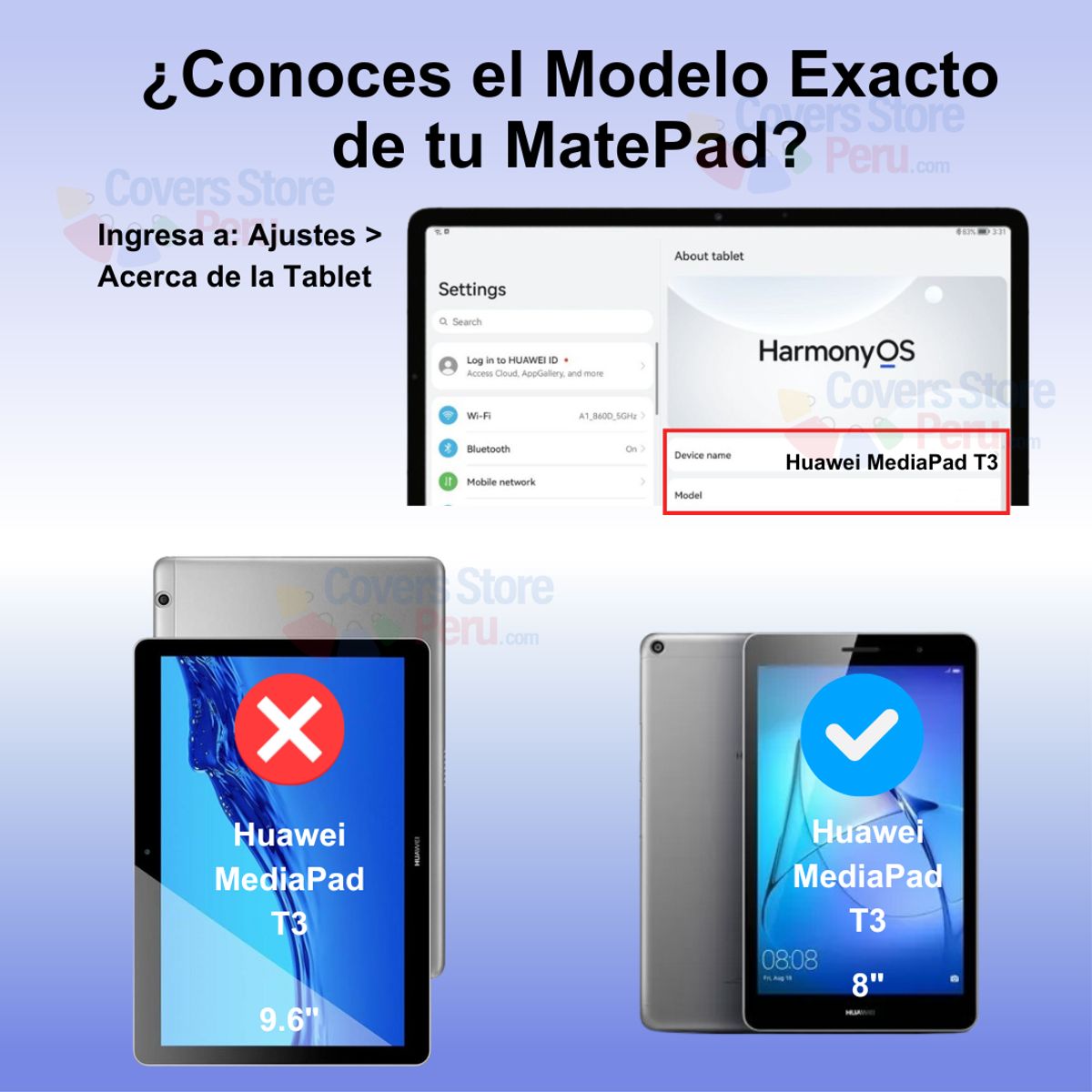 GENERICO - Mica para Huawei MediaPad T3 8 - 8 " -  de Cerámica Antishock