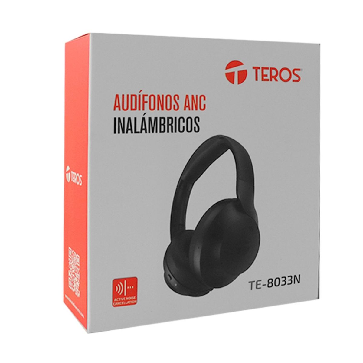 TEROS - AUDÍFONO INALÁMBRICO ANC TEROS HEADSET NEGRO
