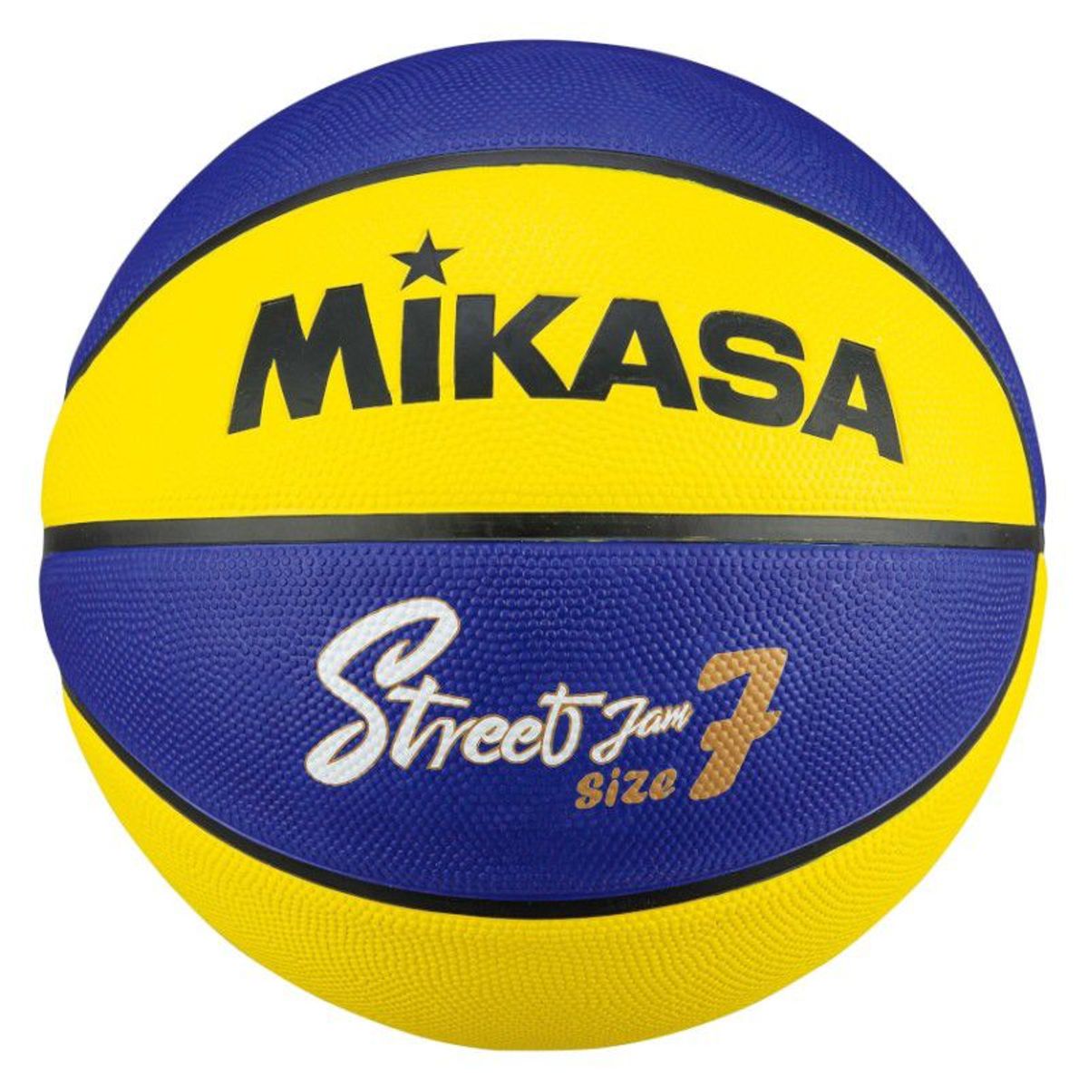 MIKASA - PELOTA PARA BASKET MIKASA STREET CAUCHO N5 AMARILLO
