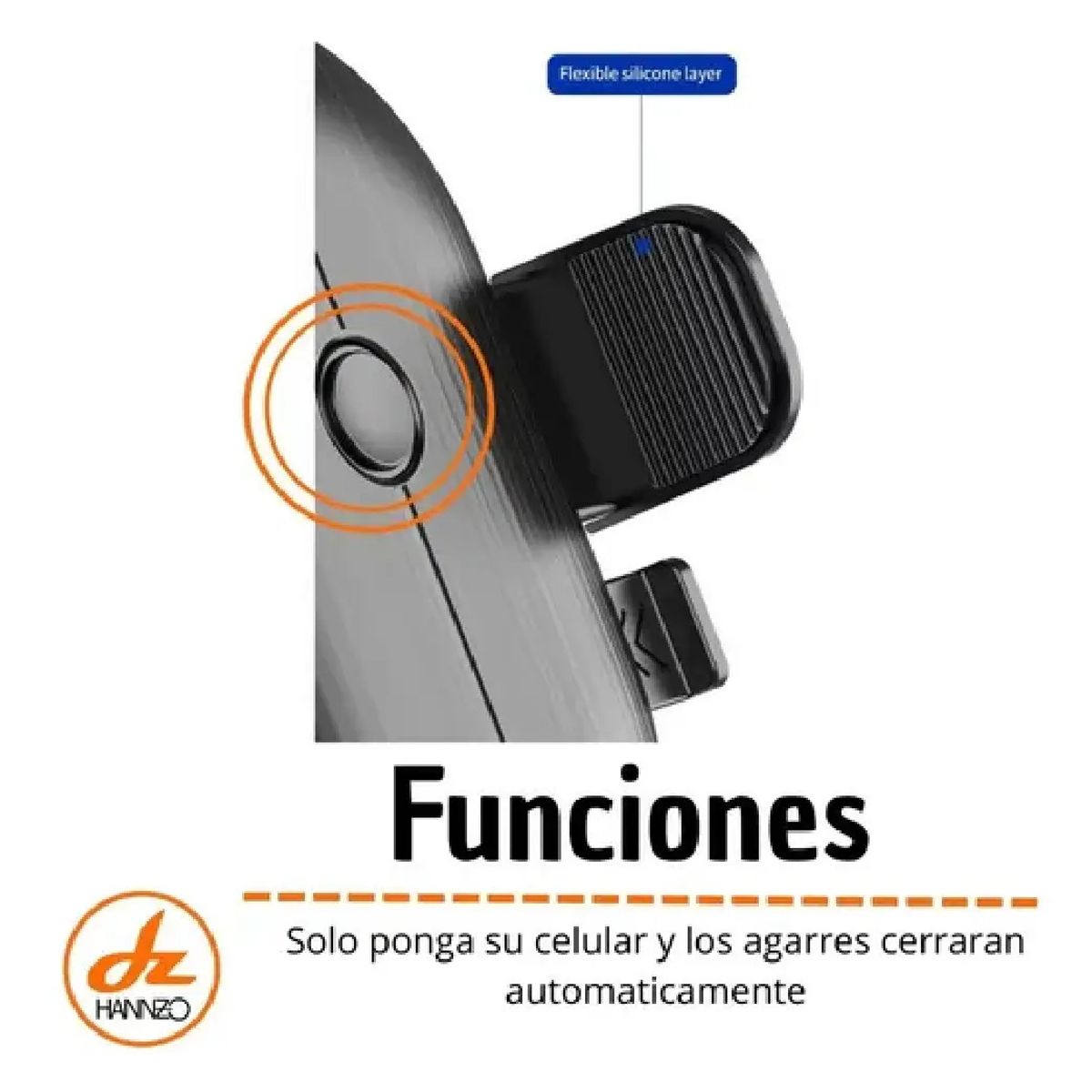 GENERICO - Soporte de celular para parabrisas o tablero auto