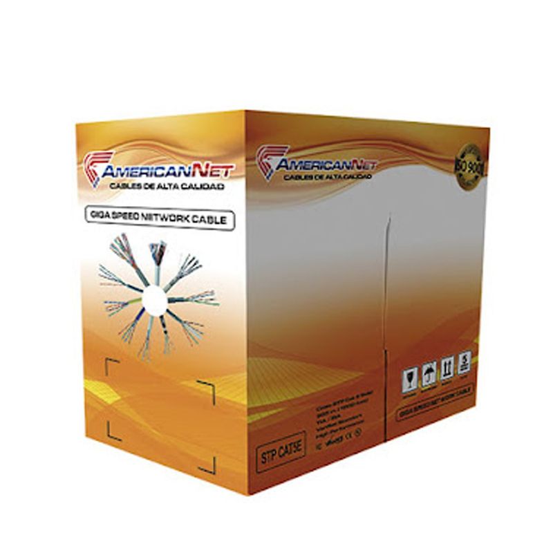 GENERICO - Rollo De Cable Utp x caja Categoria 6 American Net 305metros