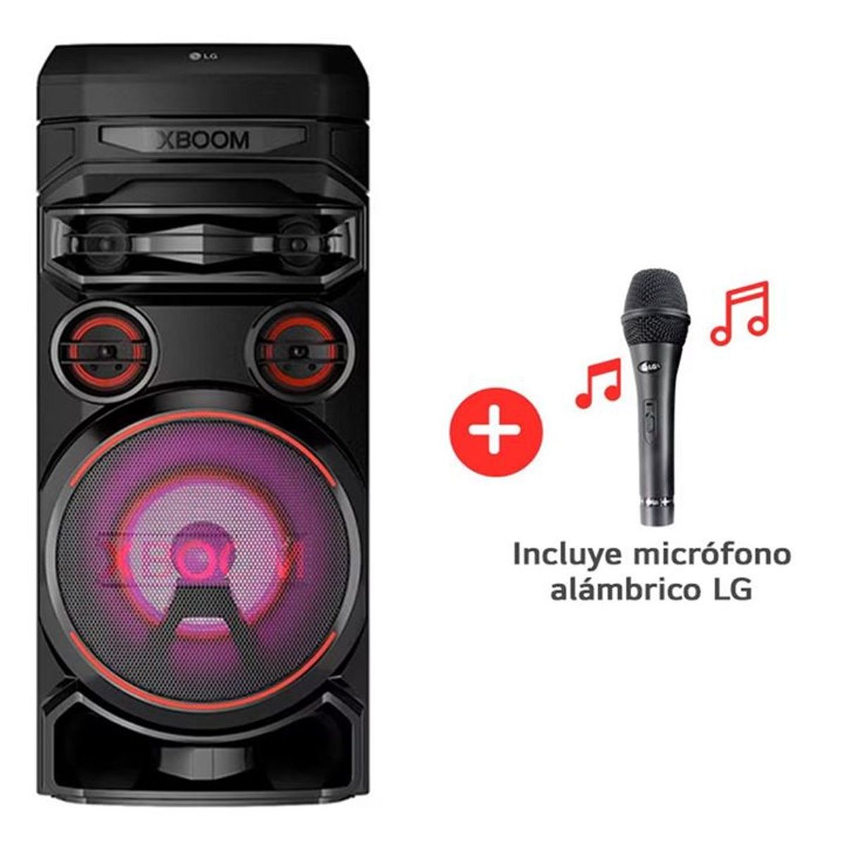 LG - TORRE DE SONIDO LG XBOOM CON BLUETOOTH Y KARAOKE RNC7