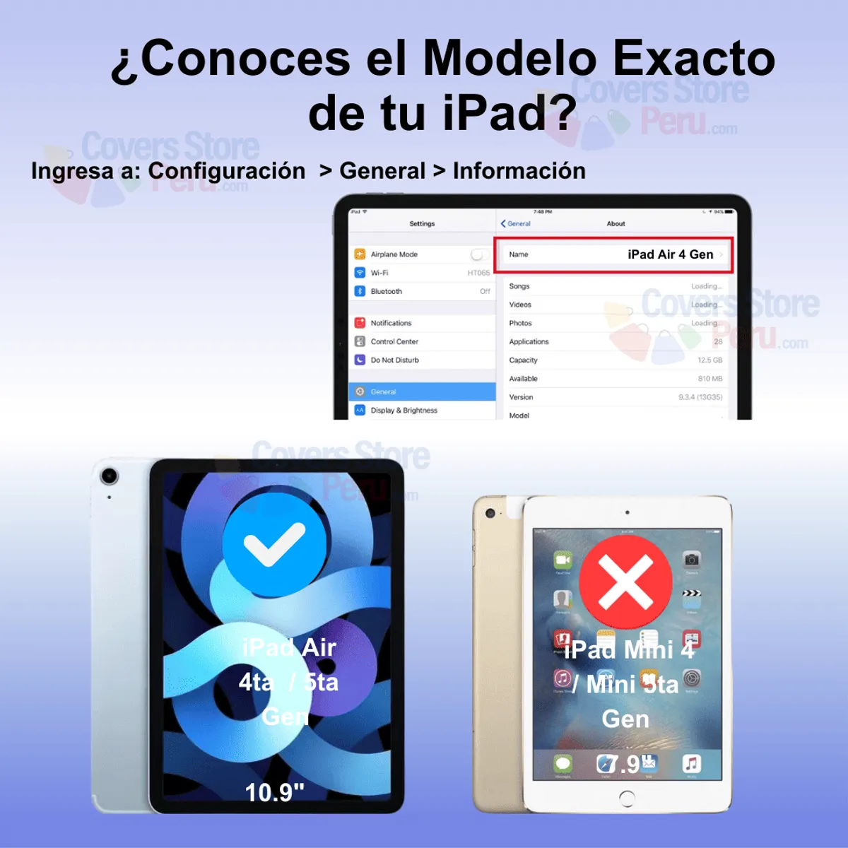 GENERICO - Mica para iPad Air 4ta Gen 10.9 " - A2316 de Cerámica Antishock
