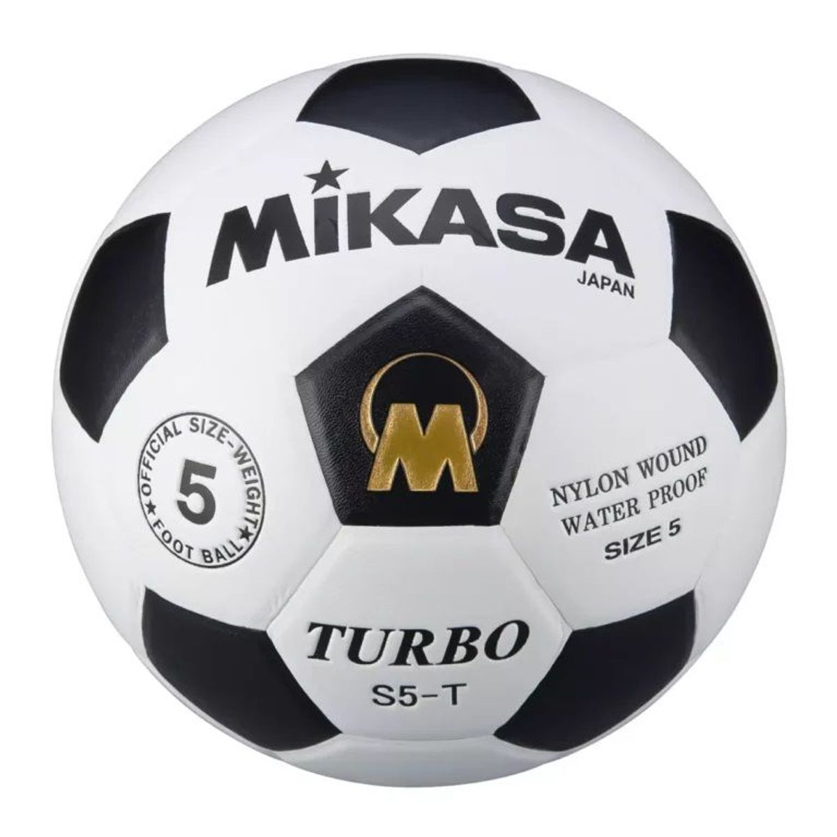 MIKASA - PELOTA DE FÚTBOL MIKASA S5-T PVC - 5