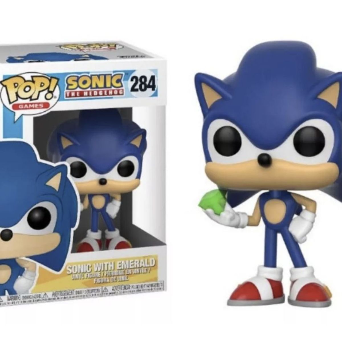 FUNKO - Sonic Con Esmeralda Funko Pop 284 Sonic Original