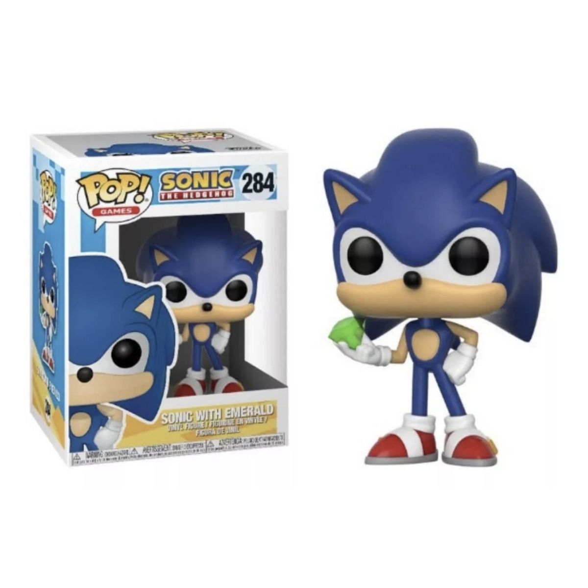 FUNKO - Sonic Con Esmeralda Funko Pop 284 Sonic Original