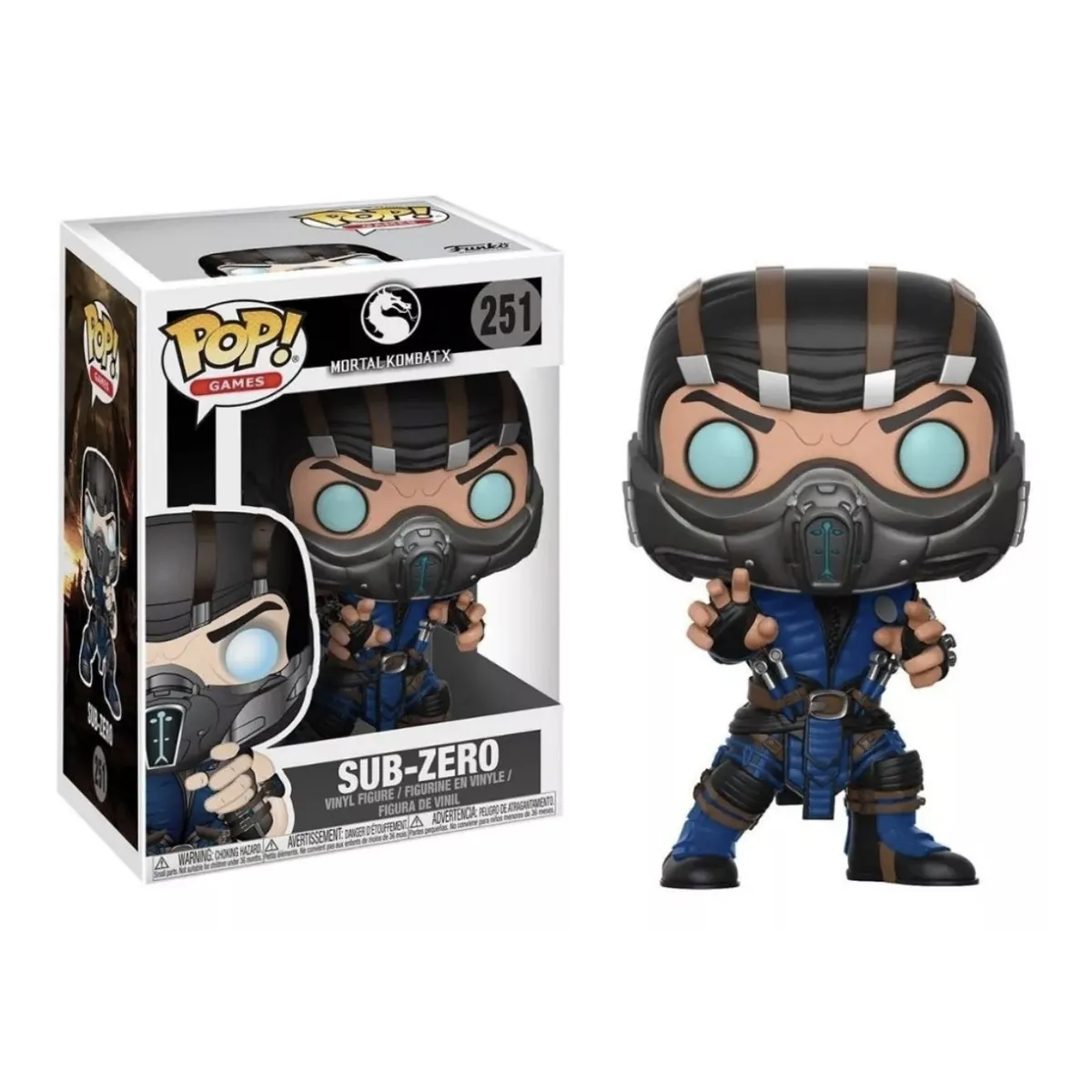FUNKO - Sub Zero Funko Pop 251 Mortal Kombat X Original