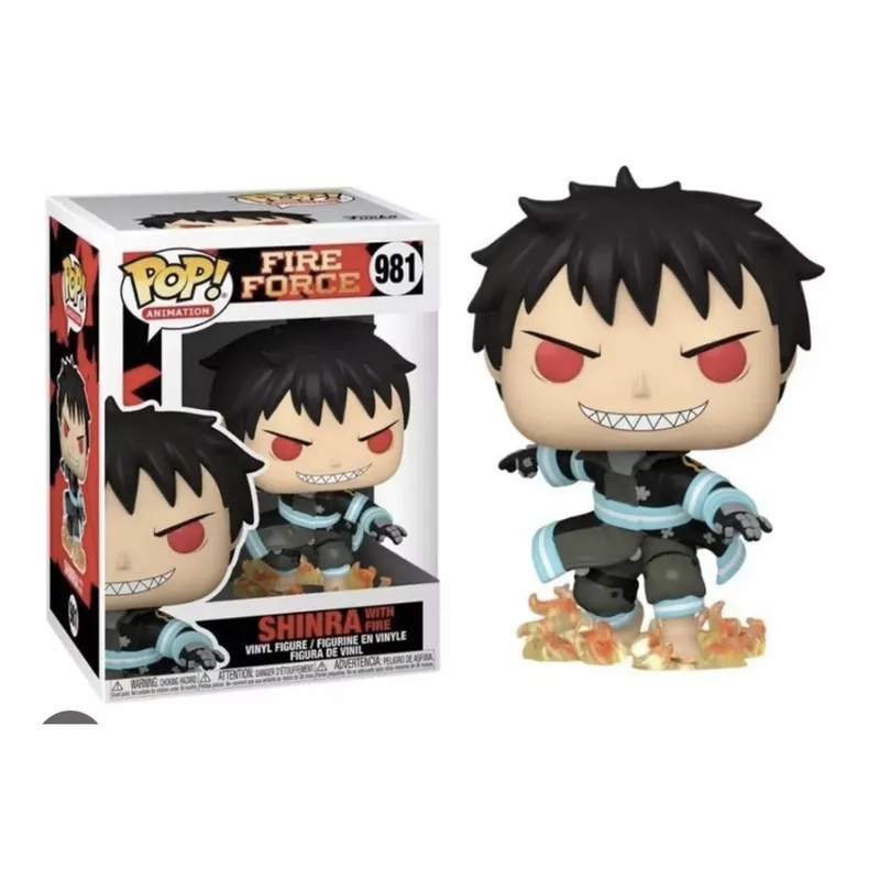 FUNKO - Shinra Con Fuego Funko Pop 981 Fire Force Original