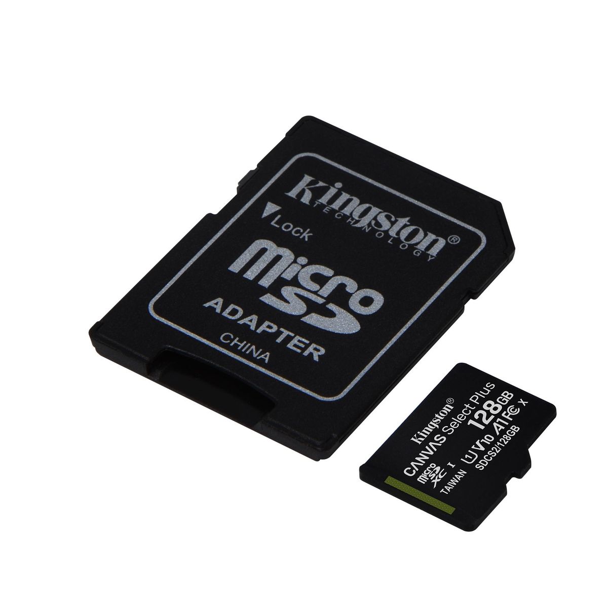 KINGSTON - Memoria Micro SD 128 GB Kingston Canvas Select Plus  - Clase 10 UHS-I - 150MB/s -Celular -Tablet-