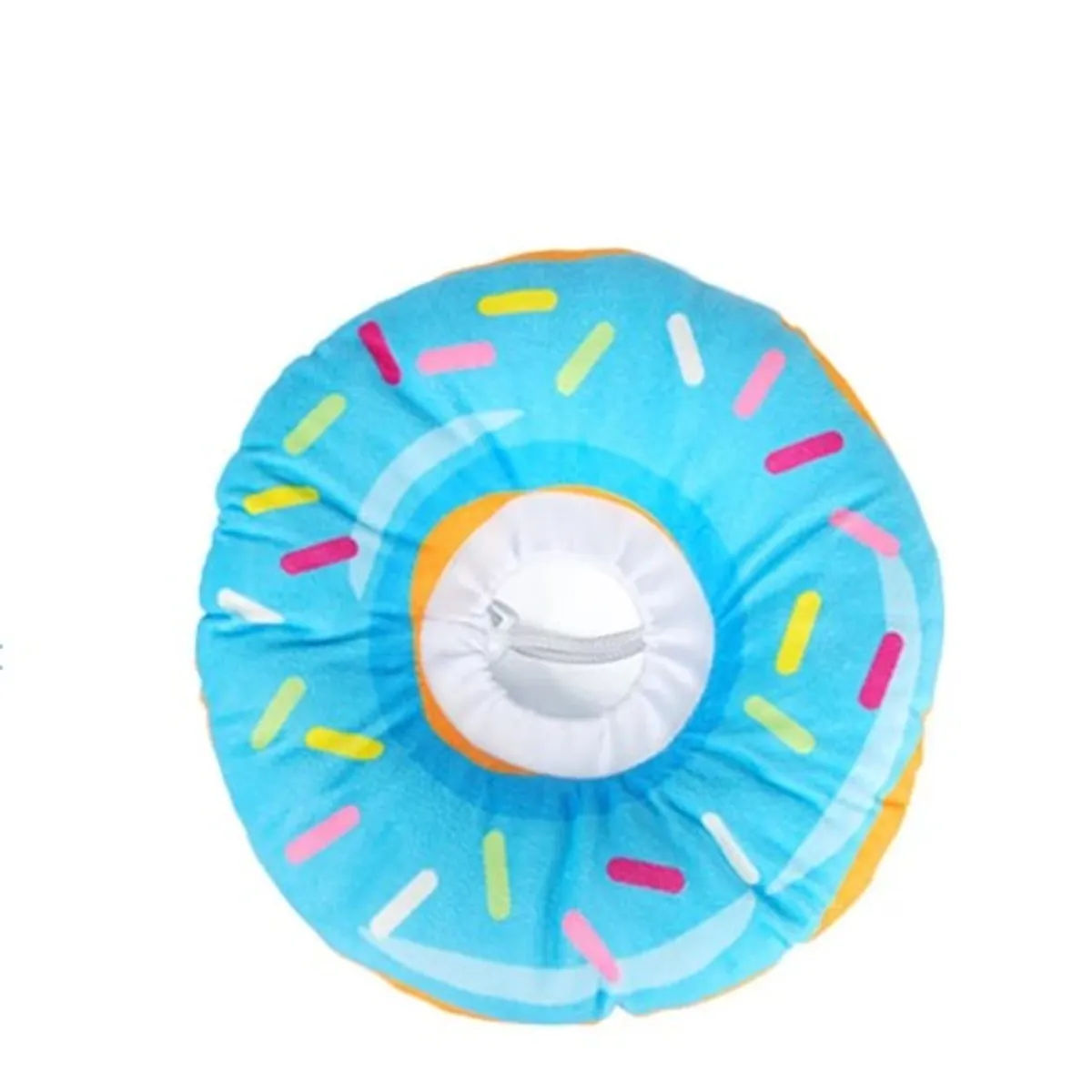 GENERICO - Collar Isabelino de Tela para Gatos - Talla M Dona celeste