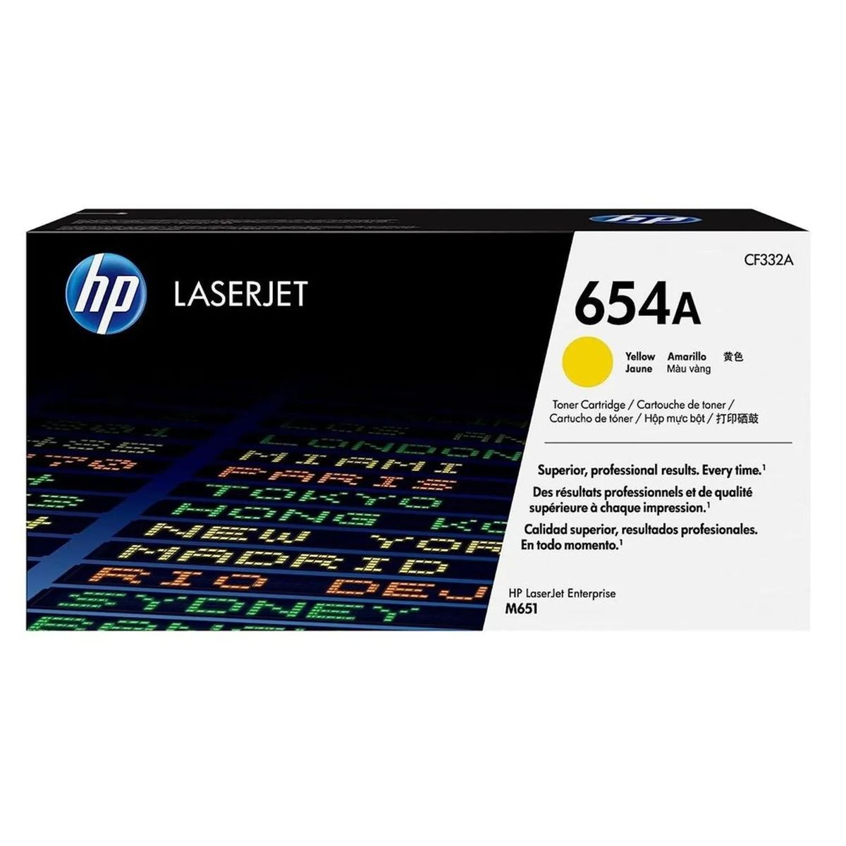 HP - TONER HP 654A CÓDIGO CF332A AMARILLO 15000 Pág