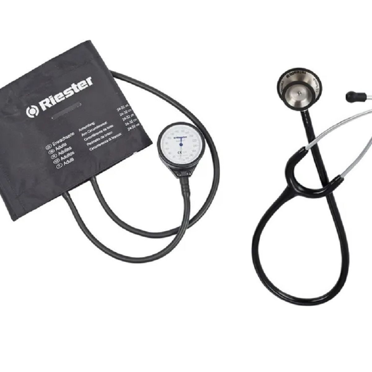 RIESTER - Tensiómetro Aneroide y Estetoscopio Riester + Estuche